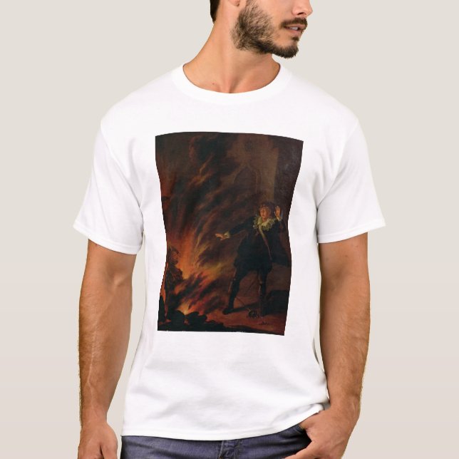 T-shirt Hamlet et le fantôme de son père (Devant)