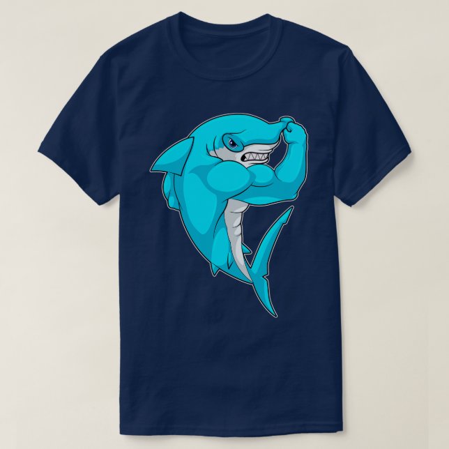 T-shirt Hammerhead en tant que Bodybuilder au Bodybuilding (Design devant)
