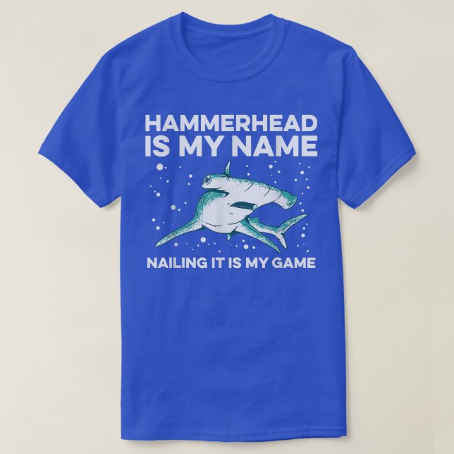 T-shirt Hammerhead Shark Diving Design For A Hammerhead Sh (Design devant)