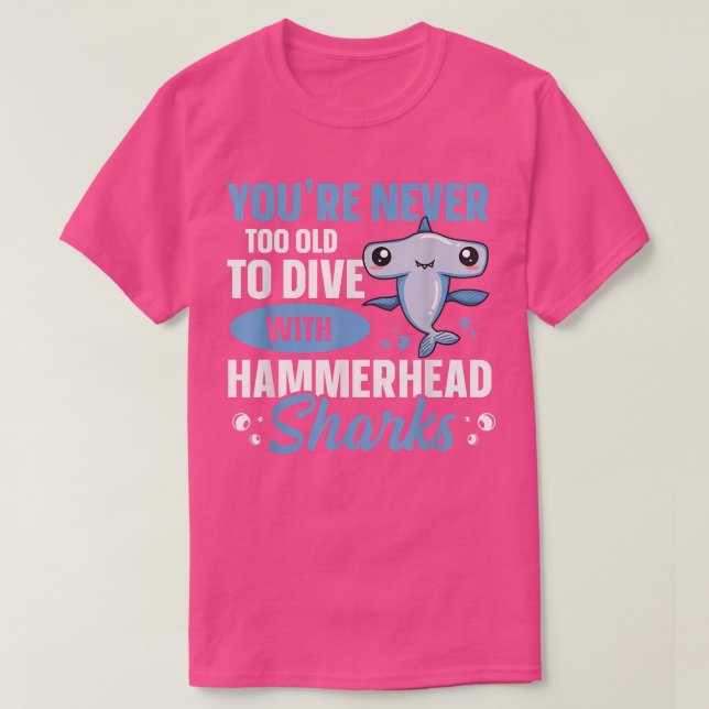 T-shirt Hammerhead Shark Diving Quota pour un hammerhead s (Design devant)