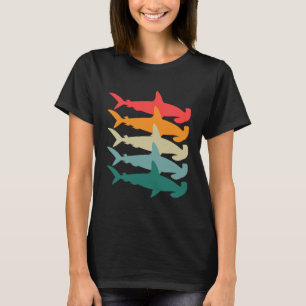 T-shirt Hammerhead Shark Retro