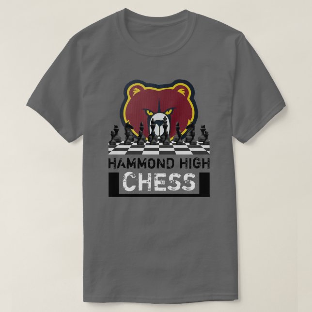 T-shirt HAMMOND HIGH CHESS (Design devant)