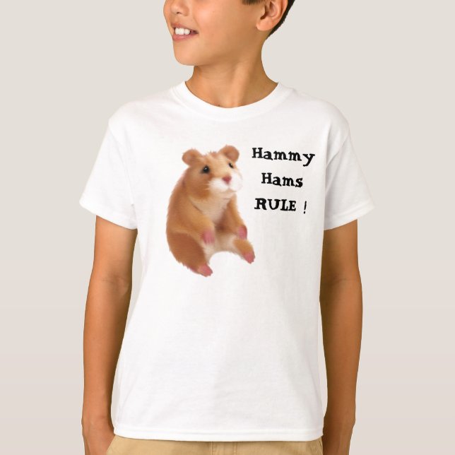 T-shirt Hammy Hams RULE ! (Devant)
