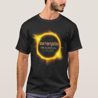 T-shirt Hampshire Total Solar Eclipse America 04.08 avril.