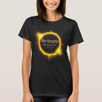 T-shirt Hampshire Total Solar Eclipse America 04.08 avril.