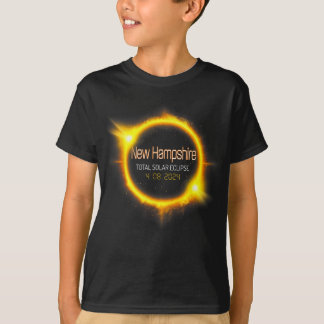 T-shirt Hampshire Total Solar Eclipse America 04.08 avril.