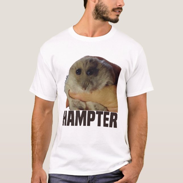 T-shirt Hampter Mème Gif Funny Hamster (Devant)