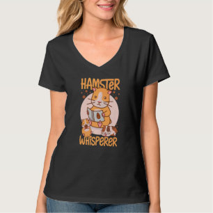 T-shirt Hamster Animaux Animaux Cute Cages Ball Roue Alime