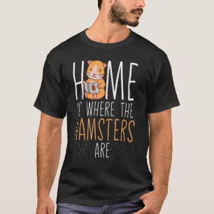 T-shirt Hamster Animaux Animaux Cute Cages Ball Roue Alime