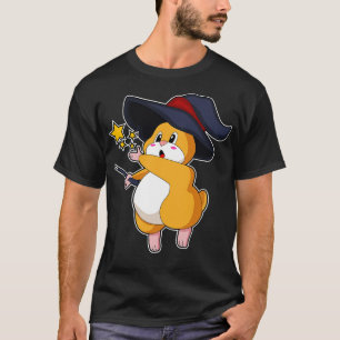 T-shirt Hamster as Wizard with Magic mur