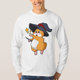 T-shirt Hamster as Wizard with Magic mur