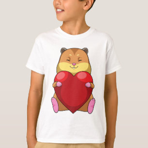 T-shirt Hamster au coeur