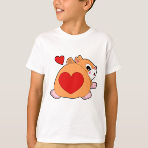 T-shirt Hamster au coeur