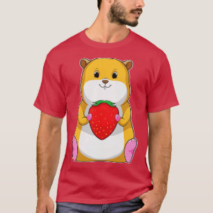 T-shirt Hamster aux fraises