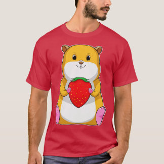 T-shirt Hamster aux fraises