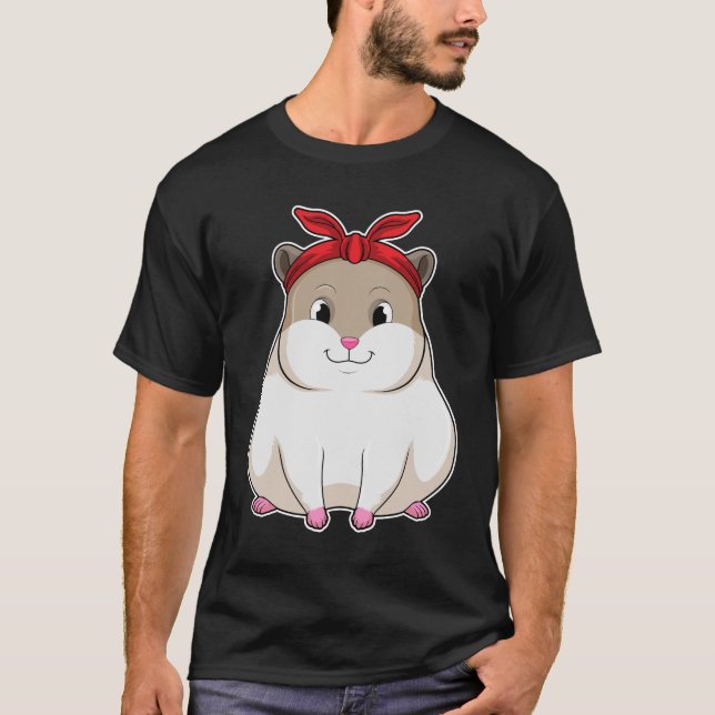T-shirt Hamster avec Bandana (Devant)
