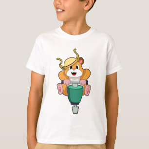 T-shirt Hamster avec Jackhammer