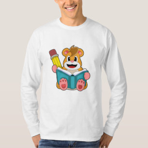 T-shirt Hamster avec livre et stylet
