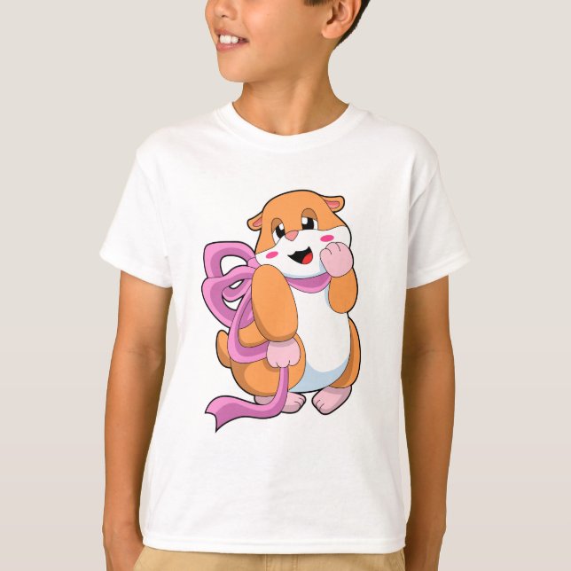 T-shirt Hamster avec ruban (Devant)