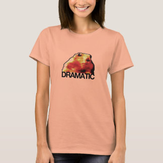 T-shirt hamster dramatique/chipmunk/chien de prairie