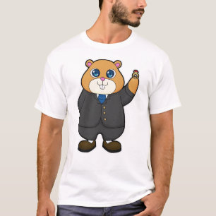 T-shirt Hamster en marié avec alliance