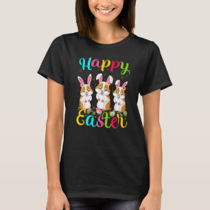T-shirt Hamster Funny Oeufs de Pâques Bunny Hamster Joyeux