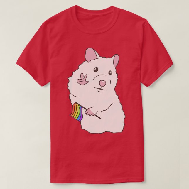 T-shirt Hamster gay (Design devant)