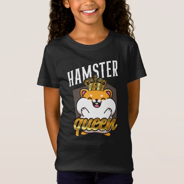 T-Shirt Hamster Hamster Queen (Devant)