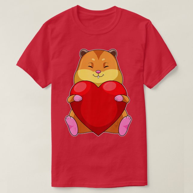 T-shirt Hamster Heart (Design devant)