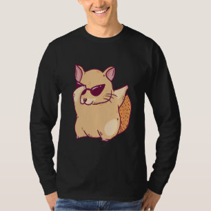 T-shirt Hamster Hommes's Dabbing Femme Animal Motif Animau