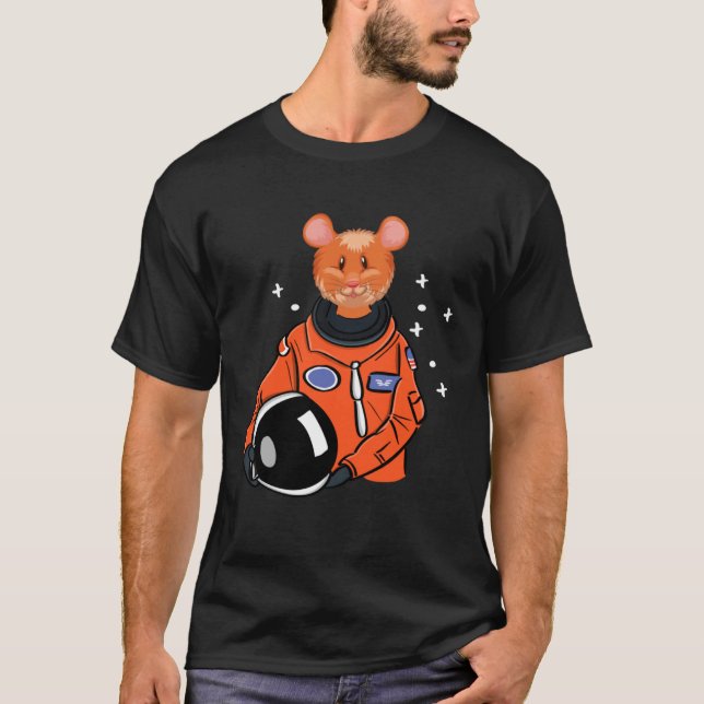 T-shirt Hamster in Space Astronaut (Devant)