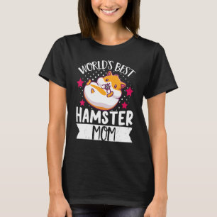 T-shirt Hamster Maman Fête des Mères Monde Meilleur Hamste