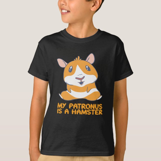 T-shirt Hamster - Mon Patronus Est Un Hamster (Devant)