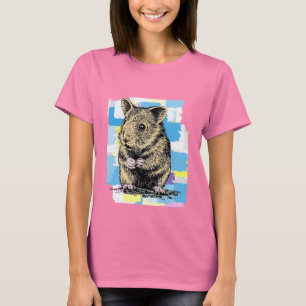 T-shirt Hamster peint