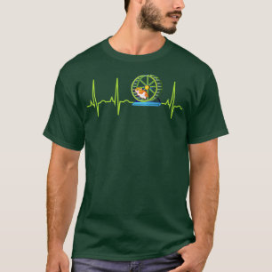 T-shirt Hamster pour enfants Hamster Wheel Heartbeat Cadea
