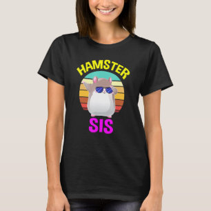 T-shirt Hamster Pour Filles Soeur Soeur Mignonne Costume