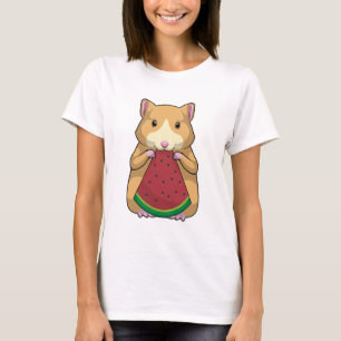 T-shirt Hamster with Watermelon