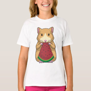 T-shirt Hamster with Watermelon