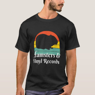 T-shirt Hamsters Et Disques Vinyles