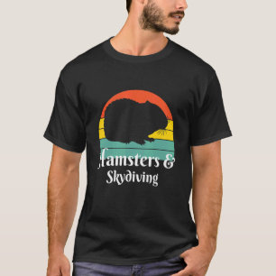 T-shirt Hamsters et parachutiste de skydiving