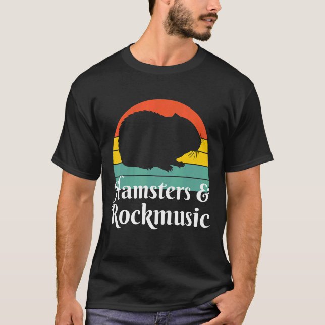 T-shirt Hamsters Et Rockmusic (Devant)