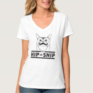 T-shirt Hanche pour couper la pièce en t d'un coup de