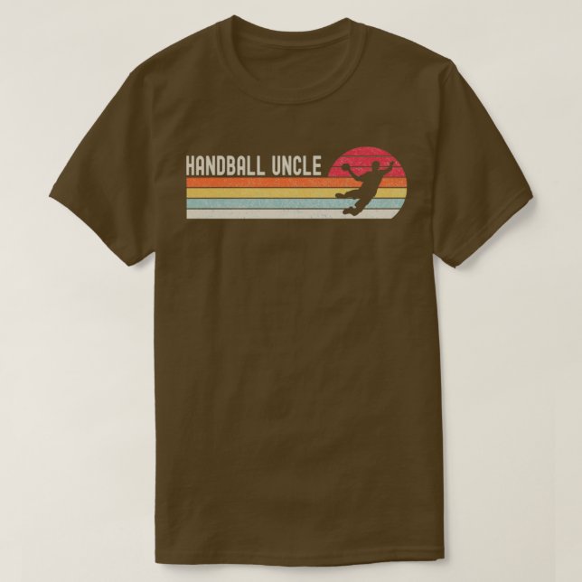 T-shirt Handball de Handball Oncle père x27s Jour cadeau H (Design devant)