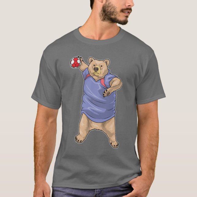 T-shirt Handball de l'ours (Devant)