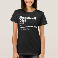 Handball Girl Funny Dictionary Définition
