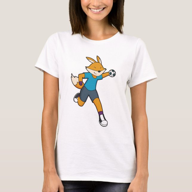 T-shirt Handball joueur Fox (Devant)
