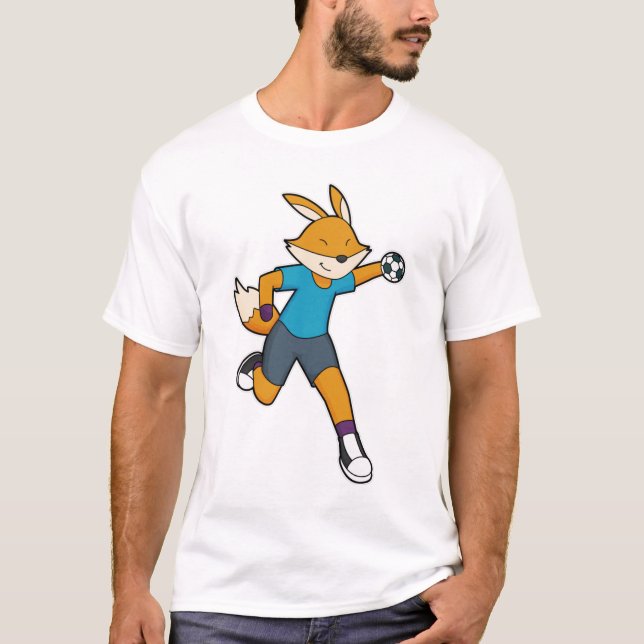 T-shirt Handball joueur Fox (Devant)