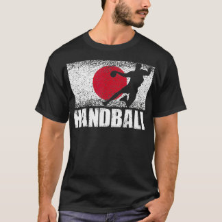 T-shirt Handball Sport, Drapeau du Japon, Jeu de Handball