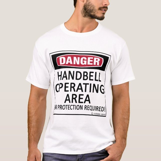 T-shirt Handbell de la zone d'exploitation (Devant)
