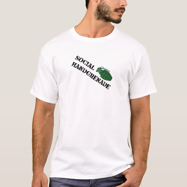 T-shirt Handgrenade social (Devant)